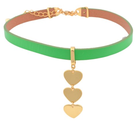 Choker z trzema serduszkami(C21/JES/90AU) Choker z trzema serduszkami(C21/JES/90AU)