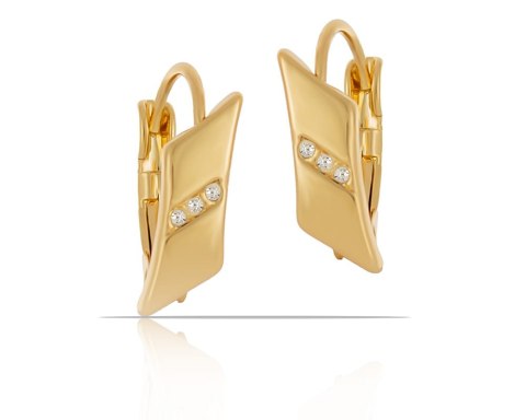Kolczyki z kryształkami Preciosa z kolekcji Classic (P14383AU) Kolczyki z kryształkami Preciosa z kolekcji Classic (P14383AU)
