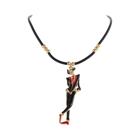 Choker kauczukowy z mężczyzną (C25/LAT/60/3AU) Choker kauczukowy z mężczyzną (C25/LAT/60/3AU)