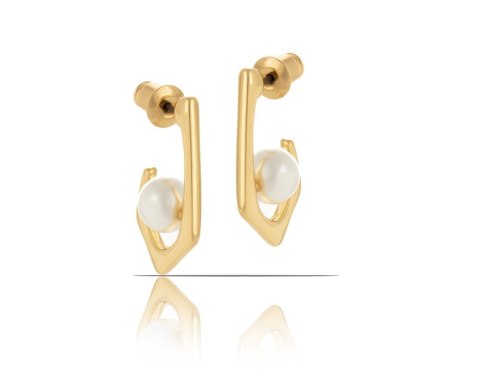 Kolczyki z perełką z kolekcji Classic (P14632AU) Kolczyki z perełką z kolekcji Classic (P14632AU)
