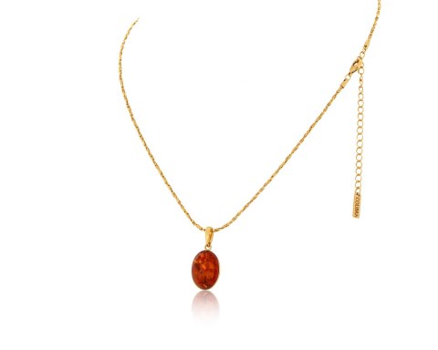 Naszyjnik z bursztynem z kolekcji Amber (C24/TYN/06AU) Naszyjnik z bursztynem z kolekcji Amber (C24/TYN/06AU)