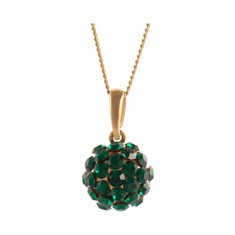 Naszyjnik z kryształkami Preciosa (C8126AU-EMERALD) Naszyjnik z kryształkami Preciosa (C8126AU-EMERALD)
