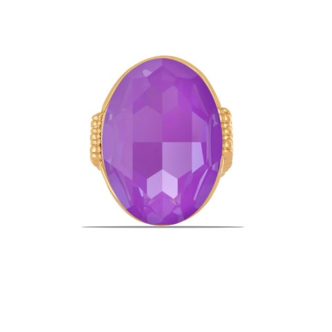 Pierścionek z dużym, kamieniem Crystal Electric Violet Ignite z kolekcji Primero (R23/ZIM/113/16AU) Pierścionek z dużym, kamieniem Crystal Electric Violet Ignite z kolekcji Primero (R23/ZIM/113/16AU)