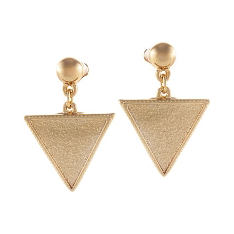 Trójkątne kolczyki by Klaudia Nieścior (P25/KN/05AU)