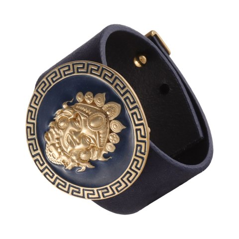 Bransoleta skórzana z Kalą (LV/15/TGU/66AU)