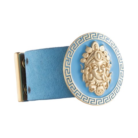 Bransoleta skórzana z Kalą (LV/15/TGU/66AU)