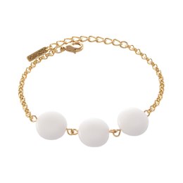 Bransoletka z płaskimi agatami (B24/KOR/314AU)