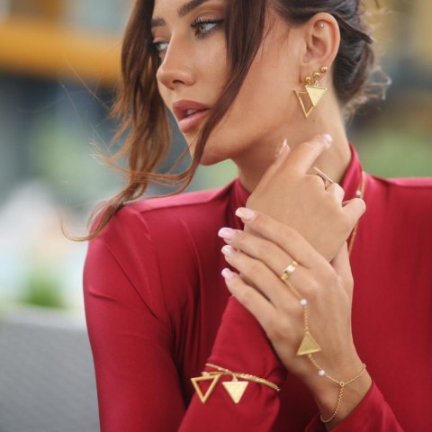 Bransoletka z trójkątną zawieszką by Klaudia Nieścior (B25/KN/06AU)