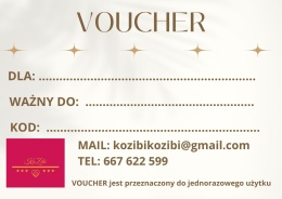 Voucher upominkowy na zakupy 50 zł